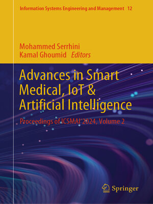 cover image of Advances in Smart Medical, IoT & Artificial Intelligence